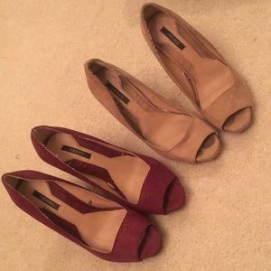 2 PAIRS OF FOREVER 21 WEDGES